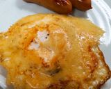カリカリチーズの目玉焼き作り方4写真