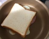 フライパンひとつで目玉焼きトースト作り方4写真