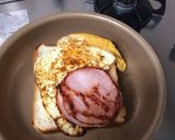 フライパンひとつで目玉焼きトースト作り方6写真
