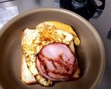 フライパンひとつで目玉焼きトースト作り方7写真
