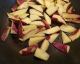 さつまいもとごぼうと鶏肉の甘酢炒め作り方7写真