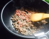 男メシ!ニンニク豚ひき肉ライス作り方2写真