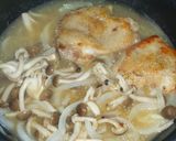 鶏肉の白ワイン&マ酢タード煮込み作り方6写真