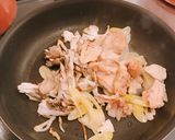 残り物でOK！簡単鍋パスタ！作り方3写真