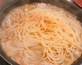 残り物でOK！簡単鍋パスタ！作り方5写真