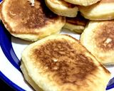 HMとお餅のホットケーキ作り方5写真