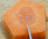 にんじんのねじり梅作り方1写真