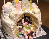 かくれんぼケーキ♪ギミックケーキ♪作り方8写真
