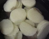 体に優しい長芋のお味噌汁♪作り方1写真