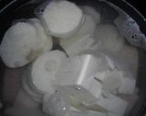 体に優しい長芋のお味噌汁♪作り方3写真