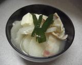 体に優しい長芋のお味噌汁♪作り方6写真