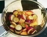 さつまいもとりんごの煮物作り方9写真