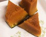 シンプル！ほっこり☆簡単！かぼちゃ蒸し作り方2写真