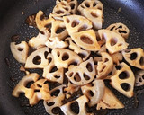 れんこんのオイスターソース炒め作り方7写真
