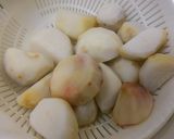 さといもと豚挽き肉の煮物。作り方1写真