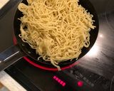 豚肉と小松菜のあんかけ焼きそば作り方4写真