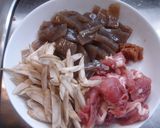 豚肉とごぼうの梅煮作り方1写真