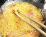 簡単！ほうれん草のトロトロかに玉あんかけ作り方4写真