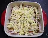 糖質オフ！舞茸とハムのチーズ焼き作り方3写真