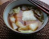 我が家の野菜たっぷりお雑煮❤️醤油・浜松作り方5写真