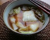 我が家の野菜たっぷりお雑煮❤️醤油・浜松作り方5写真