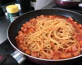 簡単!激うまトマト缶パスタ作り方6写真