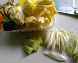 半熟玉子の焼きそば作り方1写真