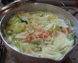 最速の野菜煮込みチャンポン作り方7写真