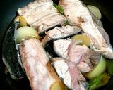 ブリのあら煮。フライパンで簡単(^^)♪作り方3写真