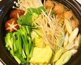鶏団子入り醤油ちゃんこ鍋！作り方8写真