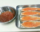 銀鮭の塩焼きとイクラで、鮭イクラご飯作り方1写真