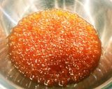 銀鮭の塩焼きとイクラで、鮭イクラご飯作り方3写真