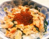 銀鮭の塩焼きとイクラで、鮭イクラご飯作り方5写真
