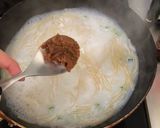 フライパン１つで鮭味噌クリームパスタ♡作り方3写真