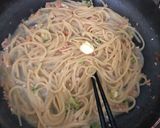 フライパン１つで鮭味噌クリームパスタ♡作り方5写真