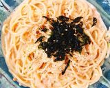フライパン１つで鮭味噌クリームパスタ♡作り方6写真