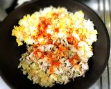 基本のパラパラ炒飯(ピリ辛編)休みの日に作り方5写真