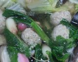 心身共に温まる薬膳、軟骨入りつくね鍋作り方4写真