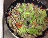 時短!簡単!味ぽんで肉野菜炒め作り方4写真