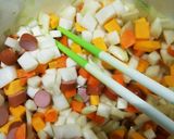 コロコロ野菜のトマトスープ作り方3写真