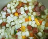 コロコロ野菜のトマトスープ作り方4写真