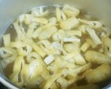 ジャガイモと油揚げの味噌汁(合わせ味噌)作り方3写真