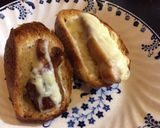 フランスパンde照り焼きチキン作り方4写真