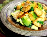 ♡鱈とチンゲン菜の中華風炒め♡作り方5写真