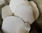 里芋とこんにゃくの煮物作り方1写真