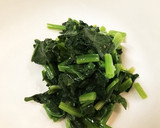 ほうれん草としらすの納豆和え作り方1写真