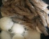里芋とこんにゃくの煮物作り方5写真