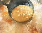 打ち豆入り大根と人参の味噌汁作り方4写真