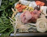野菜・肉いろいろ、おもしろホイル蒸し作り方1写真