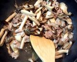 たっぷりきのこの和風パスタ作り方4写真